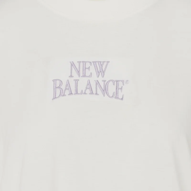 New Balance Beige Women's Trackside T-Shirt for Women | Best Price UAE
